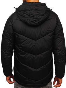 Blouson matelassé élégant pour homme, chaud et confortable avec fermeture éclair, idéal pour le temps froid et la mode urbaine - Product Image 2
