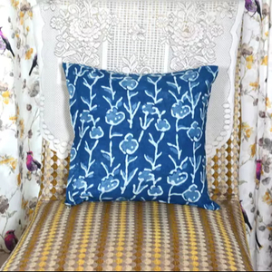 ปลอกหมอนอิงผ้าฝ้ายแท้ 100% พิมพ์ลายด้วยมือ พร้อมขอบเย็บอย่างดี เหมาะสำหรับใช้ในโรงแรม ตกแต่งโซฟา เตียงนอน และบ้าน - Product Image 1