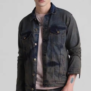 Custom Color And Size Pakistan Made <b>Men</b> <b>Denim</b> <b>Jacket</b> Printed Design Embossed Look <b>Men</b> <b>Denim</b> <b>Jacket</b> - Product Image 6