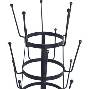 Stylish Steel <b>Kitchen</b> <b>Storage</b> Organizer Rack Stand Mug Tree Holder - Product Image 3