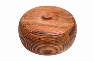 Wood Handicraft Wooden Chapati Box Casserole Roti Box for Kitchen Insulated Roti Dabba Hot Case - Product Image 3