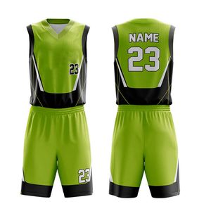 Tenue de basketball d'été 100 % polyester, séchage rapide, sans manches, légère, réversible, avec logo imprimé par sublimation pour club de ligue - Product Image 4