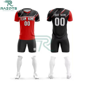 High Quality Soccer Shirts Manufacturer Custom Embroidery Logo <b>Patchwork</b> Mesh Breathable Football Jersey Short Sleeve Plus Size - Product Image 5