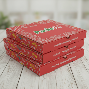 High Strength Custom Printing Personalized <b>Pizza</b> <b>Box</b> for <b>Pizza</b> Packaging Corrugated <b>Box</b> for Takeaway Food - Product Image 3