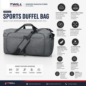 Premium Eco-friendly Lightweight Canvas Barrel <b>Bag</b> Large Capacity Minimalist Sport Gym Duffle Gym Fitness Use <b>Duffel</b> <b>Bag</b> - Product Image 5