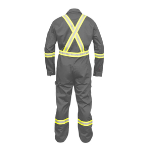 ชุดช่างไฟฟ้าแบบสะท้อนแสง Hi-Vis สำหรับผู้ชาย พร้อมโลโก้สั่งทำพิเศษ ชุดทำงาน Hi-Vis - Product Image 6