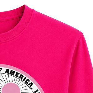 เสื้อสเวตเชิ้ตคอกลมปักลายตราสัญลักษณ์ Hot Pink Jack & Jill แขนยาวผ้าฟลีซ พร้อมคอเสื้อและปลายแขนเสื้อแบบริบ - Product Image 5