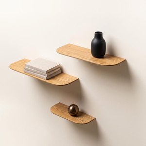 Wooden Floating Wall <b>Shelves</b> Modern Wall Mounted Display <b>Shelves</b> for Living Room Bedroom Bathroom Kitchen Home Decor Wholesale - Product Image 1
