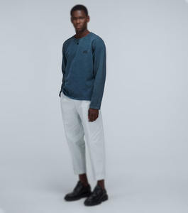 Sudadera con Capucha Azul Marino Estilo Acid Wash de Manga Larga con Diseño de Logotipo Personalizado, Ropa Casual de Moda para Hombre - Product Image 2