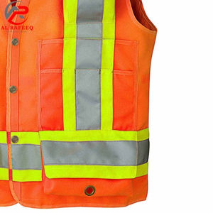 Chaleco de Seguridad Reflectante de Alta Visibilidad Personalizado al por Mayor, Chaleco de Trabajo de Alta Visibilidad, Fabricante OEM Personalizado, Corte Ajustado - Product Image 4