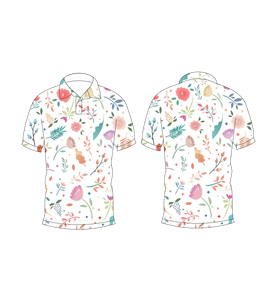 เสื้อเชิ้ตพิมพ์ลายดอกไม้ป่าแบบกำหนดเองสำหรับผู้ชาย แขนสั้นลำลอง คอปกติดกระดุม ระบายอากาศได้ดี น้ำหนักเบา เหมาะสำหรับฤดูร้อน - Product Image 6