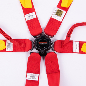 Ceinture de sécurité pour équipe de course TBRACING homologuée FIA 8853 2016 OEM ODM Logo personnalisé Vente en gros Ceintures d'épaule Velcro - Product Image 1