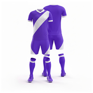 Tenue de football de qualité supérieure pour club, kit de match de football par sublimation |   Tailles pour hommes, femmes et jeunes |   Vêtements de sport légers et à séchage rapide - Product Image 3