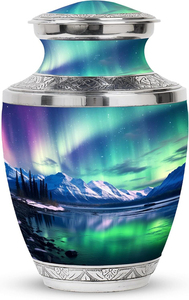 Wholesale Metal Cremation Urns <b>for</b> Adult Human <b>Ashes</b> Modern Design Funeral Supplies <b>Casket</b> Memorial Keepsake - Product Image 4