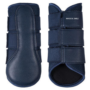 Bottes de brossage pour chevaux de haute qualité, protection respirante, pas de accumulation de chaleur grâce au tissu en maille 3D, lavables en machine à 30 degrés. - Product Image 4