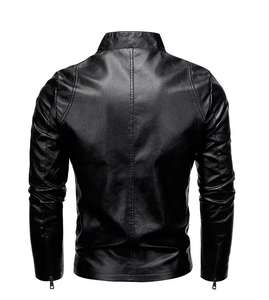Chaqueta de cuero de diseño de moda para hombre, nueva llegada, chaquetas de cuero para hombre, chaqueta de cuero vacuno de primera calidad - Product Image 3