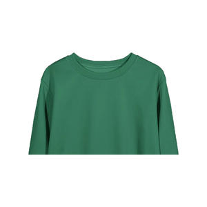 เสื้อสเวตเชิ้ตผู้หญิงแบบสั่งทำพิเศษ ผ้าฟลีซโพลีเอสเตอร์/คอตตอน 340 กรัม ระบายอากาศได้ดี กันลม เป็นมิตรต่อสิ่งแวดล้อม คอกลม แขนยาว สำหรับฤดูหนาว - Product Image 2