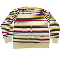 Pull tricoté vintage gris à col rond pour homme, automne, anti-plis, respirant, logo personnalisable sur le devant