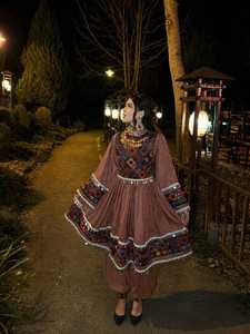 Wholesale Afghani Casual <b>Dresses</b> Elegant Tribal Bohemian Embroidered Women's Maxi <b>Dress</b> New Collection - Product Image 5