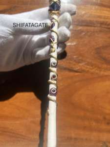 Varita mágica de cristal Natural de punto de piedra amatista de alta calidad para curación espiritual y trabajo energético estilo Feng Shui regalos de boda - Product Image 3