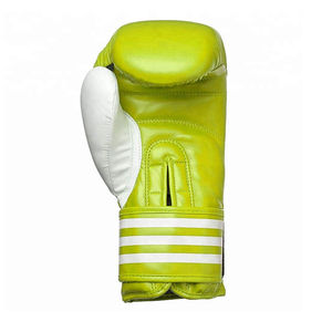 High Quality Professional Boxing Gloves Genuine Leather <b>Hook</b> Loop Closure Breathable Customizable Outdoor Training Sports Gloves - Product Image 6