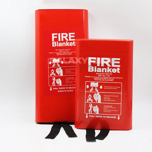 Selimut keselamatan api darurat suhu tinggi serat kaca tahan api bendera api 1.0X1.0 <span class=keywords><strong>M</strong></span> - Product Image 2