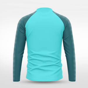 Chaqueta Deportiva Casual para Hombre, Personalizada con Sublimación y Patchwork, 1/4 Zip, Nailon y Poliéster Ligero, para Deportes al Aire Libre y Uso Diario - Product Image 2