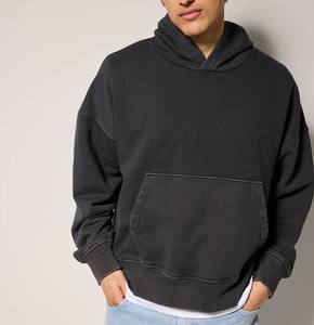 Pull à capuche surdimensionné pour homme Streetwear Tech Urban Casual Look Poche kangourou Tissu doux pour l'extérieur Digital Winter - Product Image 4