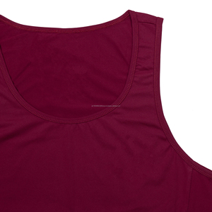 Débardeur sans manches pour homme en coton 100% de la marque High Street Wholesales, séchage rapide, pour la salle de sport, le sport, décontracté, tissé, design 3D avec boutons, pour l'entraînement - Product Image 5