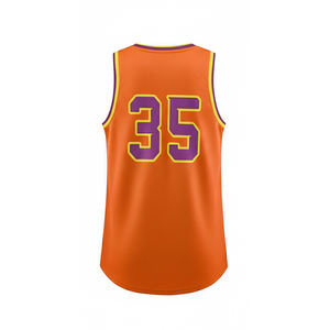 Maillot de basket-ball d'équipe, tissu respirant, style professionnel, maillot de basket-ball à séchage rapide, maillot de basket-ball personnalisé, vente en gros, sublimation - Product Image 3