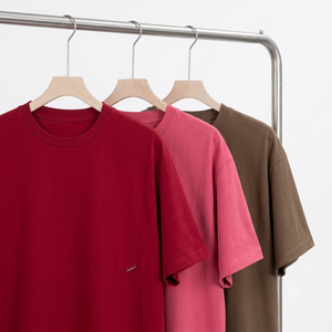 Camisetas de Verano para Hombre, Personalizadas, de Hombros Caídos, 100% Algodón Jersey, Talla Grande, Lisas, en Oferta - Product Image 6