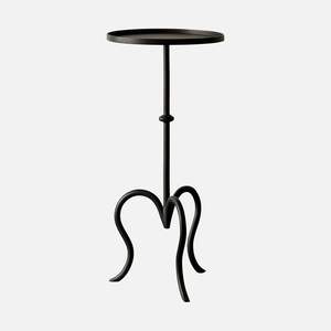 <b>Set</b> Of 3 Iron Metal <b>Side</b> <b>Table</b> Black Finished for Living Room Bedroom Decorative Furniture Round <b>Side</b> <b>Table</b> End <b>Table</b> - Product Image 2