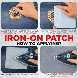 Primero de todo, soy la obra maestra de Dios, parche de 3 pulgadas para coser. - Product Image 5