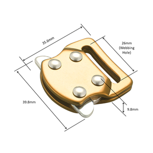 Boucle de ceinture de sécurité, petit format, légère, en aluminium, durabilité 10000 cycles, pour ceinture de retenue automobile - Product Image 2