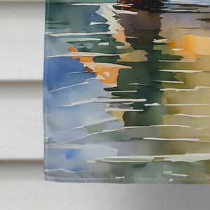 Colvert grand porche manchon pôle décoratif cour bannière œuvre multicolore Polyester maison drapeau pour tenture murale - Product Image 4