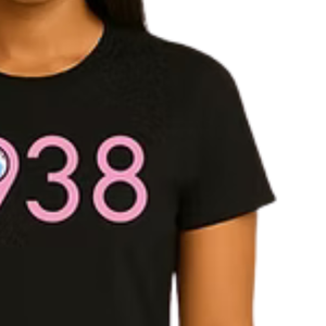 เสื้อยืดกราฟิกสีดำสำหรับผู้หญิง ปี 1938 ลำลอง สตรีทแวร์ ไลฟ์สไตล์ สวมใส่สบาย เนื้อผ้านุ่ม เสื้อผ้าแฟชั่น ใส่ได้ทุกวัน - Product Image 3