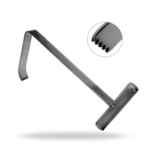 Retractores McElroy de 22 cm, Instrumento Neuroquirúrgico para Cirugía de Columna Vertebral, Retracción de Tejidos Profundos - Product Image 1