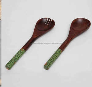 Cuillère en bois personnalisée Création artistique Cuillères à couverts en bois (cuillère et spatule) disponibles à des prix abordables - Product Image 3