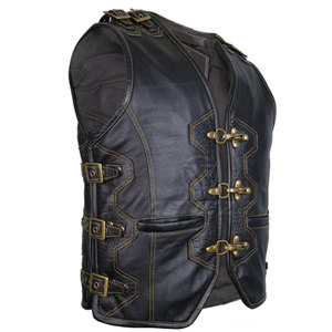 Gilet en cuir sur mesure, design personnalisé, best-seller, vente en gros, respirant, de bonne qualité - Product Image 2