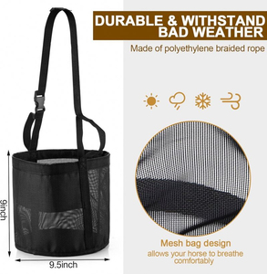 <b>Top</b> Grade Horse Hay Bags Nylon Bulk Order High Durability Stable Feeding <b>Net</b> Unique Color Design Hay Bag - Product Image 2