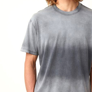 Nouveau style 2026 – T-shirt unisexe streetwear personnalisé imprimé, coupe courte, oversize, vintage, effet usé, délavé au soleil et à l'acide - Product Image 6