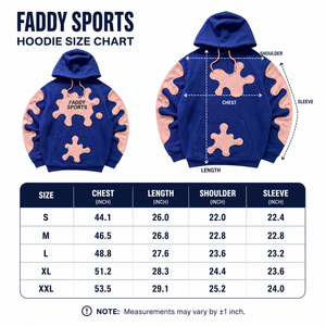 เสื้อฮู้ดดี้สตรีทแวร์แบบหนาพิเศษ รุ่นปี 2026 สีชมพู-น้ำเงินลายสาดสี สำหรับผู้ชาย ทรงโอเวอร์ไซส์ ปักลาย  ผ้าฟลีซมีฮู้ด - Product Image 6