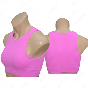 Top Deportivo de Mujer con Cuello Halter, de Alta Calidad, Personalizado de Fábrica, para Gimnasio, Fitness, Yoga, con Leggings de Cintura Elástica - Product Image 2