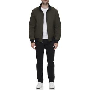 Chaqueta Bomber de Otoño para Hombre de Alta Calidad, Cierre de Cremallera, Diseño de Logotipo Personalizado, Color Sólido, Abrigos Exteriores, Precio al por Mayor, Chaquetas OEM - Product Image 4