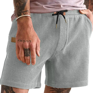 Pantalones Cortos Deportivos de Felpa de Algodón para Hombre, 100% Algodón, Hechos a Medida - Product Image 1