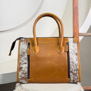 Sac fourre-tout en cuir de vachette usiné à la main de qualité supérieure sac à main sac à bandoulière en cuir véritable sac à main pour femmes meilleure vente - Product Image 5