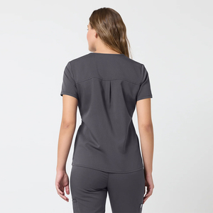 Hospital Uniforms <b>Doctor</b> Nurse Scrubs Dark Gray Color Anti-Bacterial Nursing Scrubs Uniforms With Custom Design And Size - Product Image 5