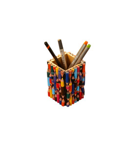 Portalápices y bolígrafos ecológico hecho a mano, organizador de escritorio multiusos para decoración de oficina y hogar - Product Image 4