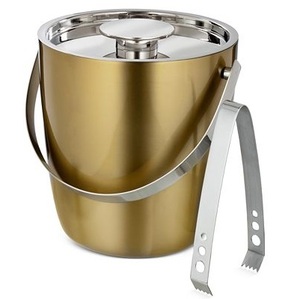 Modern <b>White</b> Enamel Hammered Ice <b>Bucket</b> Stainless Steel Luxury Champagne Wine Cooler Chiller for Hotel Bar Party Event Decor - Product Image 6