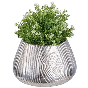 Pot de fleurs en fer forgé artisanal pour balcon et terrasse, pot décoratif en métal haut de gamme fait main pour événements, vase à fleurs - Product Image 1
